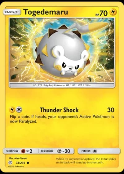 Togedemaru #74/236 — Cosmic Eclipse
