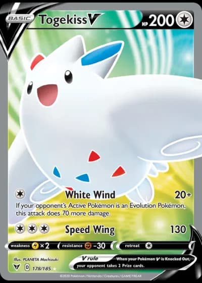 Togekiss V #178/185 — Vivid Voltage