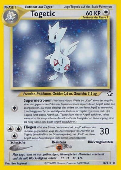 Togetic (1. Edition) #16/111 — Neo Genesis (1. Edition)