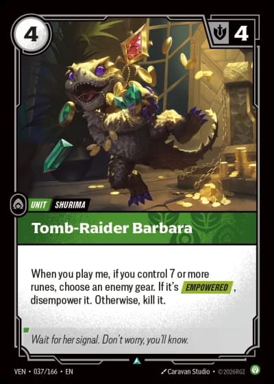 Tomb-Raider Barbara #037/248 — Vendetta