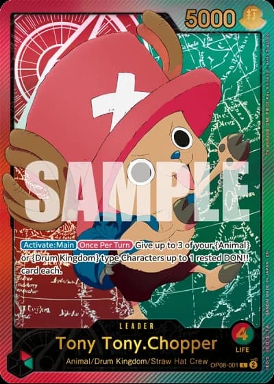 Tony Tony.Chopper (OP08-001) (Special Rare) — Anime 25th Collection (EB02)