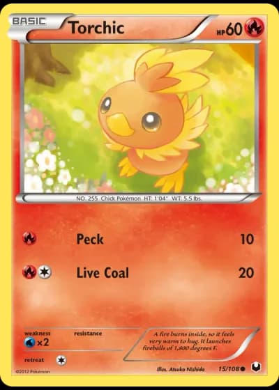 Torchic #15/108 — Dark Explorers