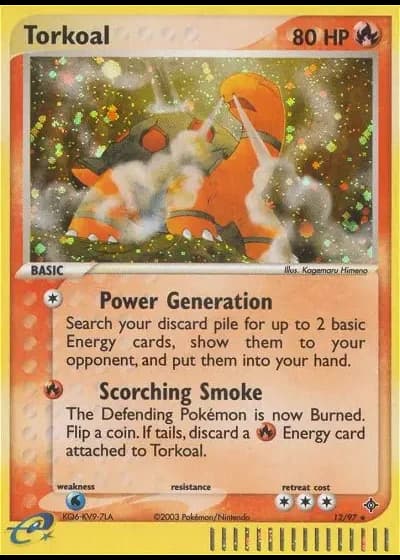 Torkoal #12/97 — EX Drago