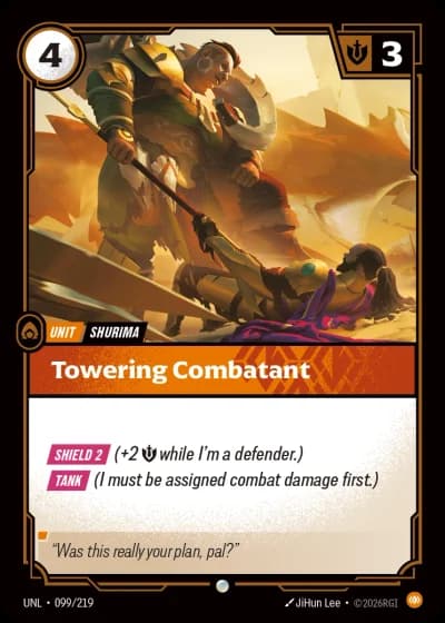 Towering Combatant #099/308 — Unleashed