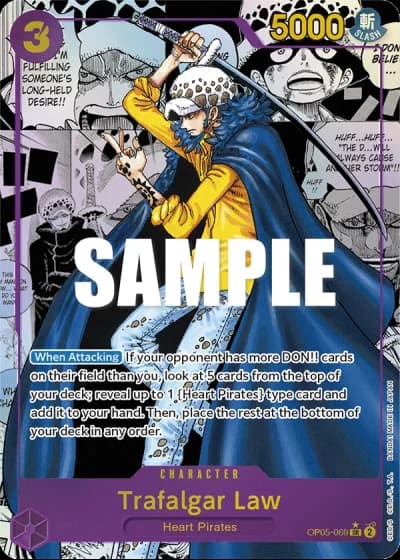 Trafalgar Law (OP05-069) (Manga Rare) — Awakening of the New Era (OP05)
