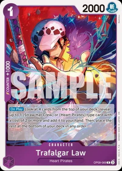 Trafalgar Law (OP09-069) (Reprint) — One Piece Card The Best Vol.2(PRB02)