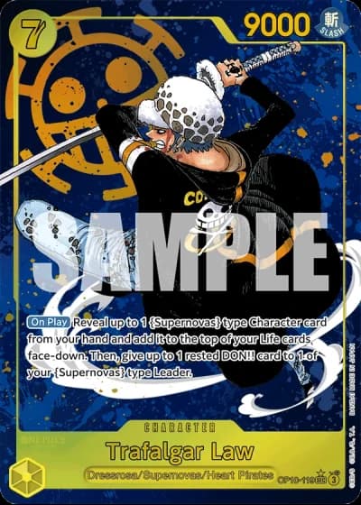 Trafalgar Law (OP10-119) (Alternative Art) — Royal Blood (OP10)