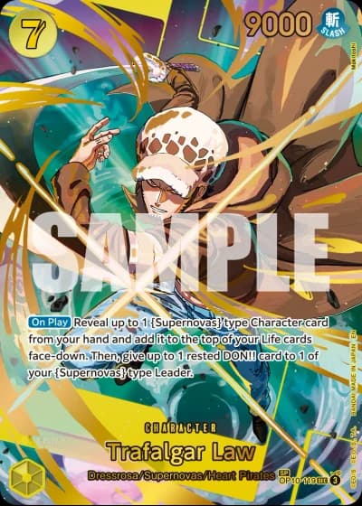 Trafalgar Law (OP10-119) (Special Rare) — One Piece Card The Best Vol.2(PRB02)