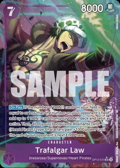 Trafalgar Law (OP12-073) (Alternative Art) — Legacy of the Master (OP12)