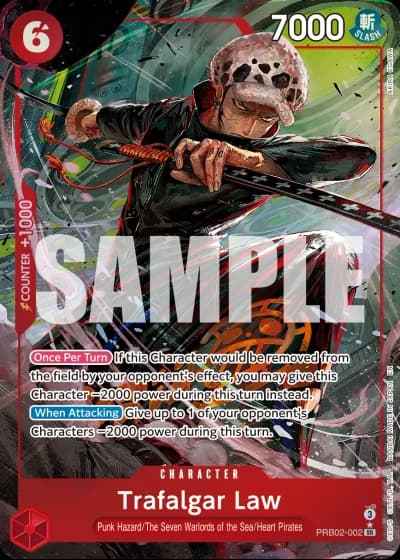 Trafalgar Law (RB02-002) (Alternative Art) — One Piece Card The Best Vol.2(PRB02)