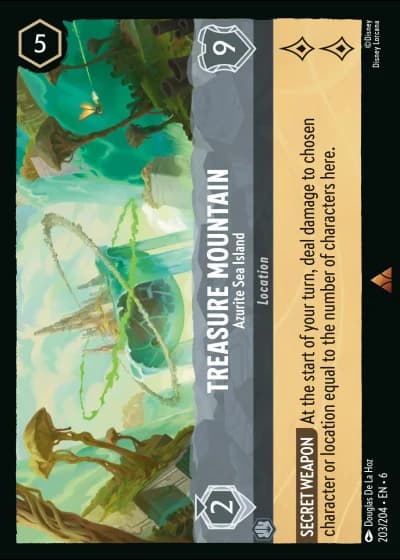 Treasure Mountain - Azurite Sea Island #203/204 — Azurite Sea