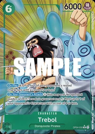 Trebol (OP04-030) (Alternative Art) — Kingdoms of Intrigue (OP04)