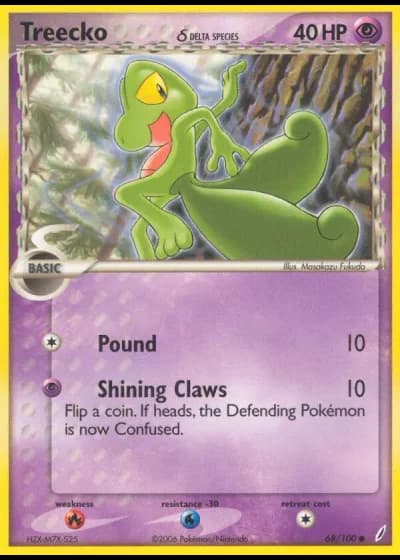 Treecko #68/100 — Crystal Guardians