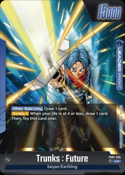 Trunks : Future (Alternative Art) FB01-036 — Awakened Pulse (FB01)