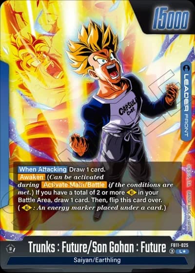 Trunks : Future/Son Gohan : Future (Alternative Art) FB11-025 — Brightness of Hope (FB11)