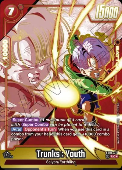 Trunks : Youth (Alternative Art) FB08-016 — Saiyan's Pride (FB08)