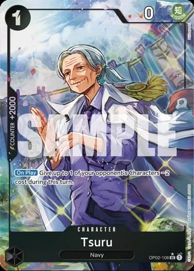 Tsuru (OP02-106) (Full Art) — One Piece The Best (PRB01)