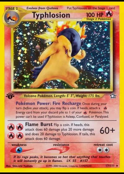 Typhlosion #17/111 — Neo Genesis