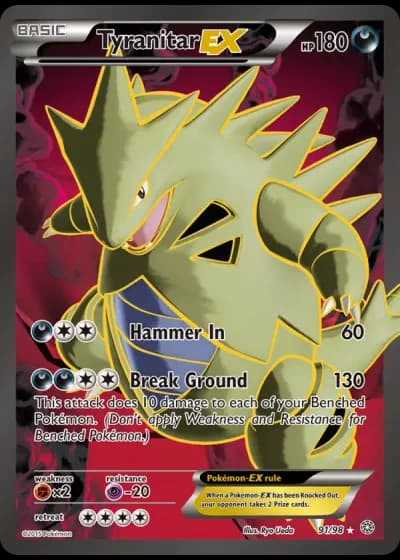 Tyranitar EX #91 — Ancient Origins