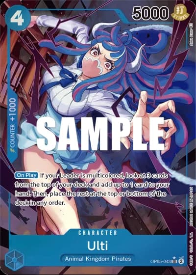 Ulti (OP05-043) (Alternative Art) — Awakening of the New Era (OP05)