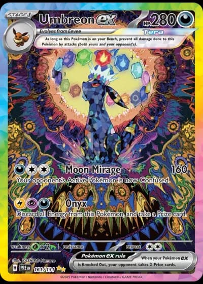 Umbreon ex #161/131 — Prismatic Evolutions