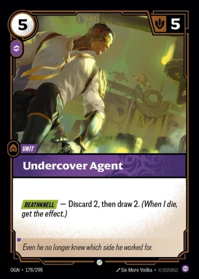 Undercover Agent #178/352 — Origins