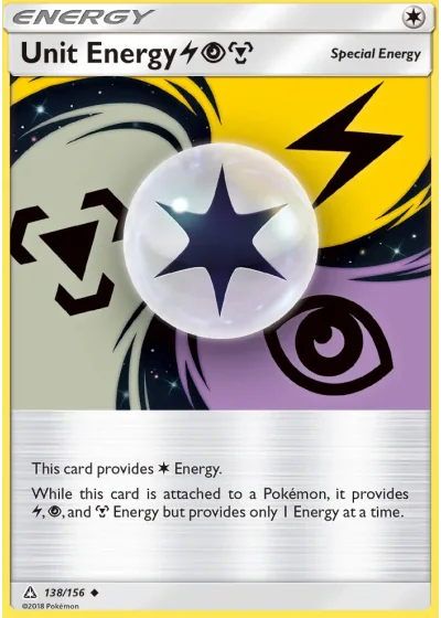 Unit Energy LightningPsychicMetal #138/156 — Ultra Prism