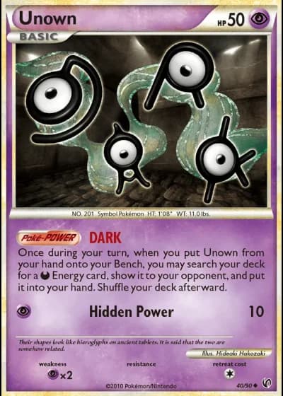 Unown #40/90 — Undaunted