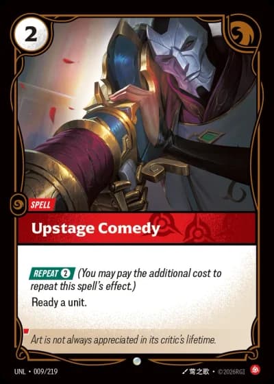 Upstage Comedy #009/308 — Unleashed