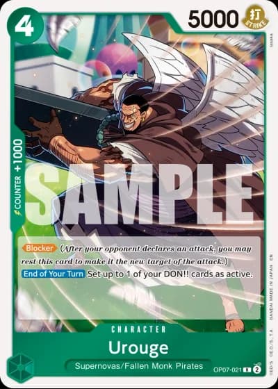 Urouge (OP07-021) (Reprint) — One Piece Card The Best Vol.2(PRB02)