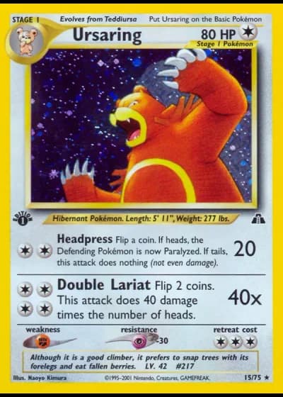 Ursaring #15 — Neo Discovery
