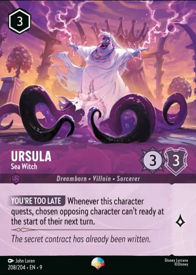 Ursula - Sea Witch #208/204 — Fabled