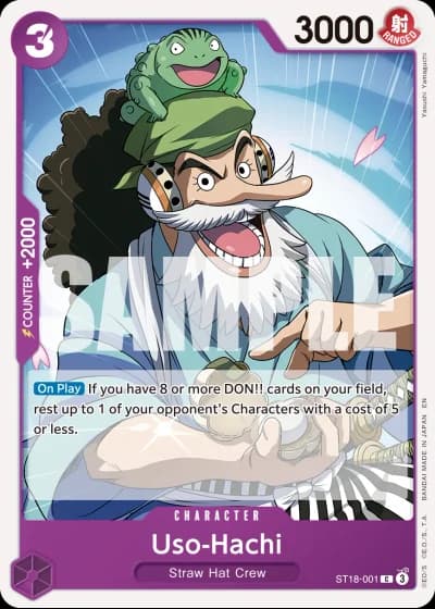 Uso-Hachi (ST18-001) (Reprint) — One Piece Card The Best Vol.2(PRB02)