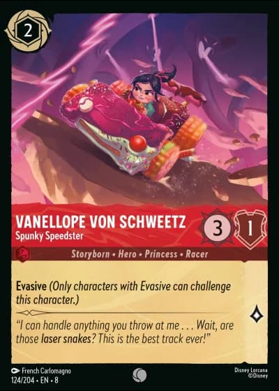 Vanellope Von Schweetz - Spunky Speedster #124/204 — Reign of Jafar