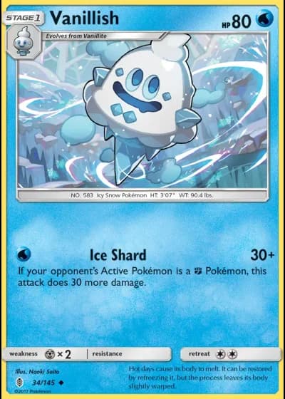 Vanillish #34/145 — Guardians Rising