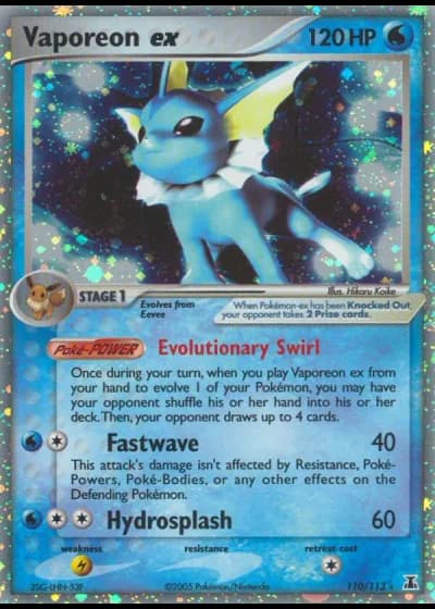 Vaporeon ex #110/73 — World Championships 2007