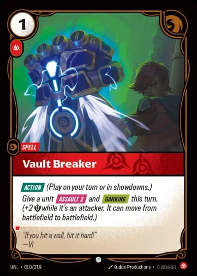Vault Breaker #010/308 — Unleashed