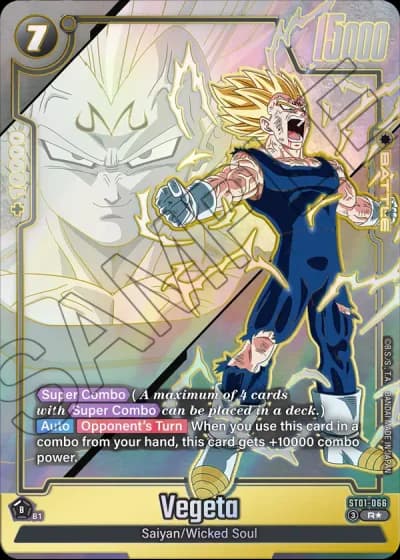 Vegeta (Alternative Art) ST01-066 — Story Booster 01 (ST01)