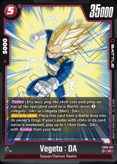Vegeta : DA FB09-021 — Dual Evolution (FB09)