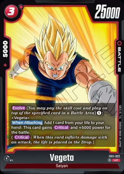 Vegeta FB11-022 — Brightness of Hope (FB11)