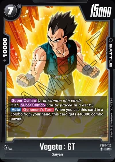 Vegeta : GT FB04-120 — Ultra Limit (FB04)