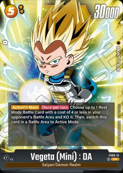 Vegeta (Mini) : DA FS08-013 — Vegeta (Mini) Super Saiyan 3 (FS08)