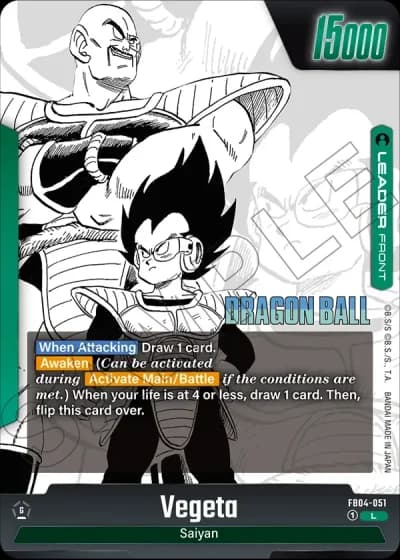 Vegeta SB01-051 — Manga Booster 01 (SB01)