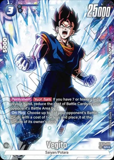 Vegito (Alternative Art) FB02-061 — Blazing Aura (FB02)