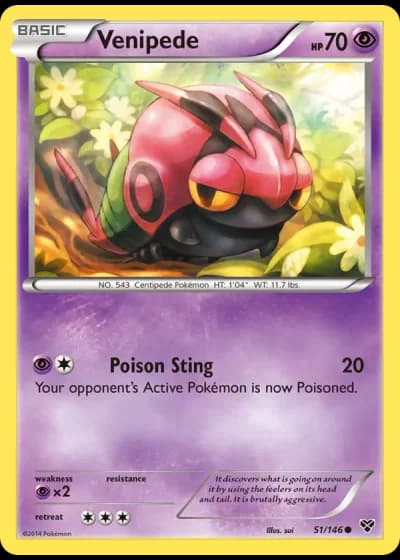 Venipede #51/146 — XY