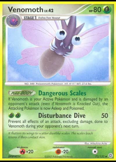Venomoth #73/132 — Secret Wonders