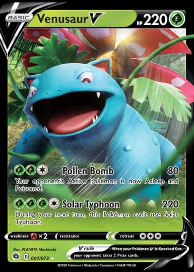 Venusaur V #1/73 — Champion's Path