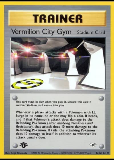 Vermilion City Gym #120/132 — Gym Heroes