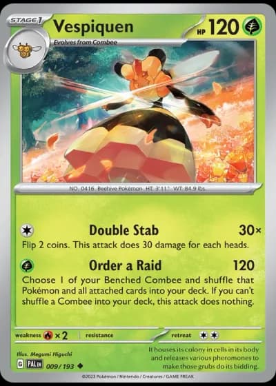 Vespiquen #009/193 — Paldea Evolved