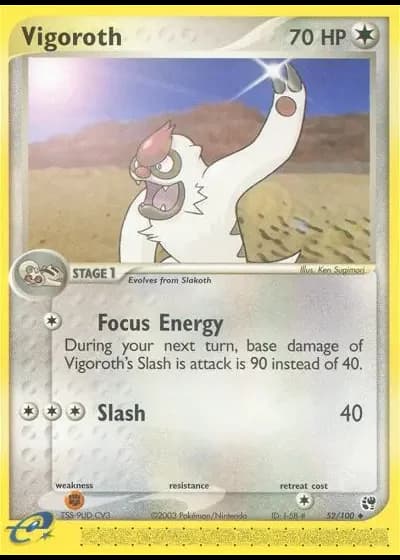 Vigoroth #52/100 — Sandstorm